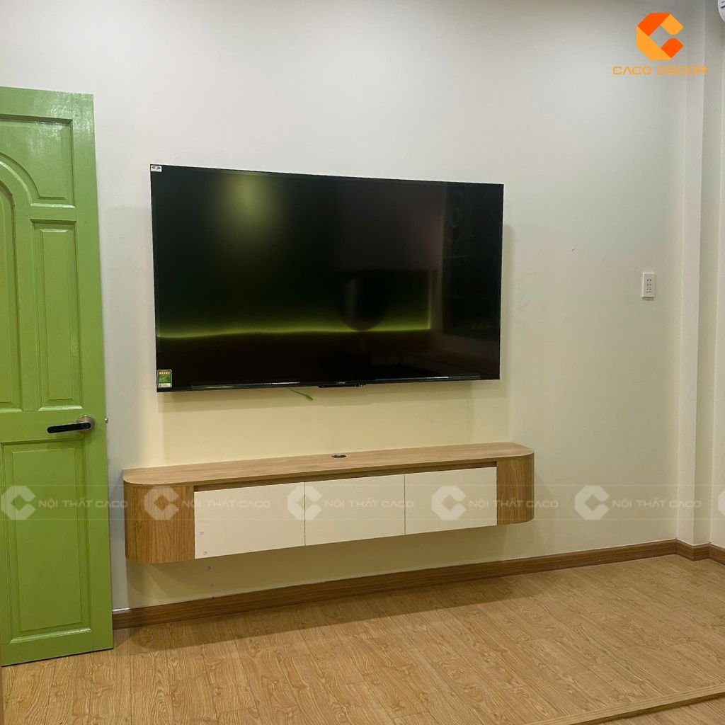 Kệ tivi bàn giao cho khách hàng 